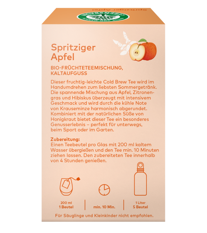 Cold Brew Tee - Fruchtiger Apfel bio