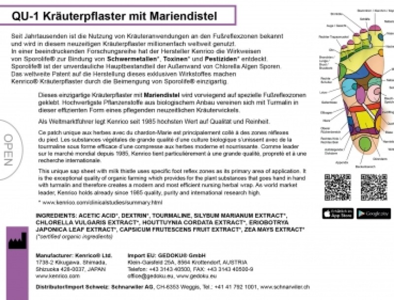 Kräuterpflaster mit Mariendistel QU-1
